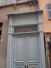Eingangstür Rue des Filatiers 50