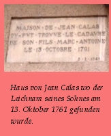 Haus Jean Calas